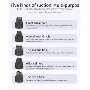 Home Usage Blackhead Remover Machine Rechargeable Face Massager Wrinkle Reducer