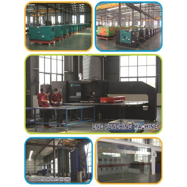 50HZ 250KVA Silent Diesel Generator Set , Stamford Three Phase Diesel Generator