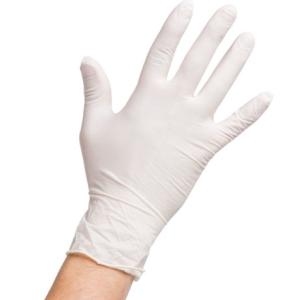 Durable Disposable Medical Latex Gloves With High Tensile Strength