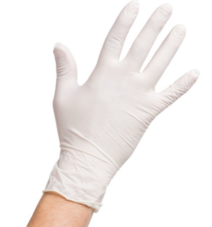 Buy Durable Disposable Medical Latex Gloves With High Tensile Strength at wholesale prices