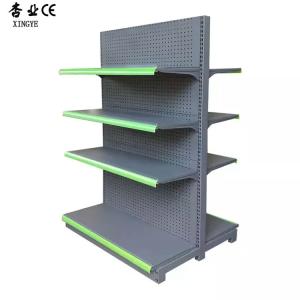 Xingye Factory Custom Size Color Single sided hole back board grocery shelf shop