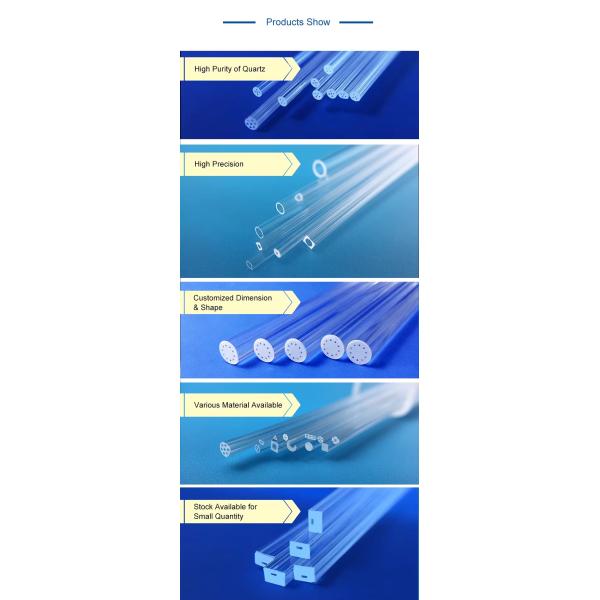 Single-Port Sealed Quartz Glass Tube Durable For Various Uses
