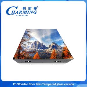 China Stage Equipment Manufacturer GOB Craft Glass Video Stage Led Dance Floor