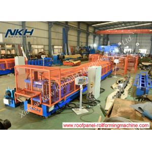 Full Automatic Ridge Cap Roll Forming Machine With Notching CE Certificated