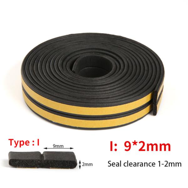 Buy Self Adhesive Foam Weather Strip Seal Soundproof Weather Stripping Noise at wholesale prices