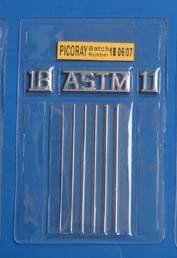 Steel Copper X-Ray Flaw Detector Penetrometer Image Quality Indicator IQI