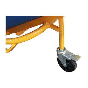 DE400 Mechanical Hand Drum Truck Standard 2 Wheel Design With Rear Bar Support