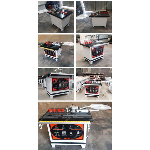 50mm Effective Cutting Width Curve Edge Banding Machine for Woodworking Production Line