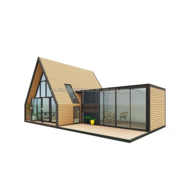 Modern Steel Frame Galvanized Steel Bending 180g Tiny Prefab House for Family Vacations or Hotel
