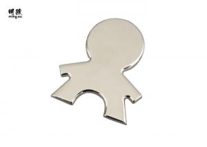 Boy Shape Custom Picture Decorative Fridge Magnets , Stainless Steel Fridge Magnets Funny Design