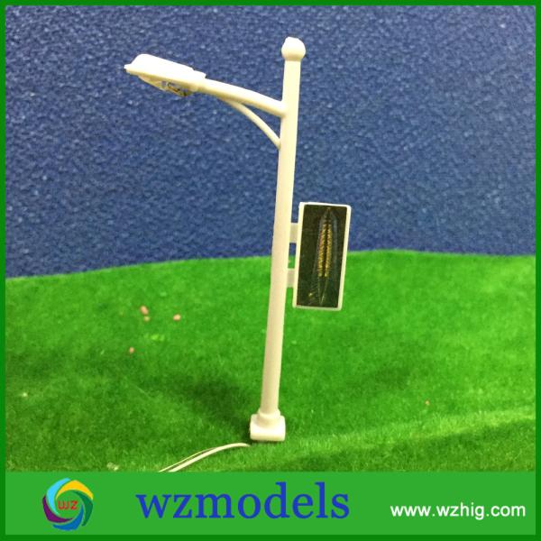 Street Garden Park Single Head Lights Lamppost Model Layout N Scale 1/150