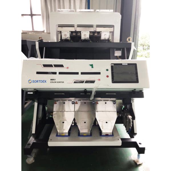 1.4KW 4T/H 220V 50HZ CCD 3 Channels Rice Color Sorter