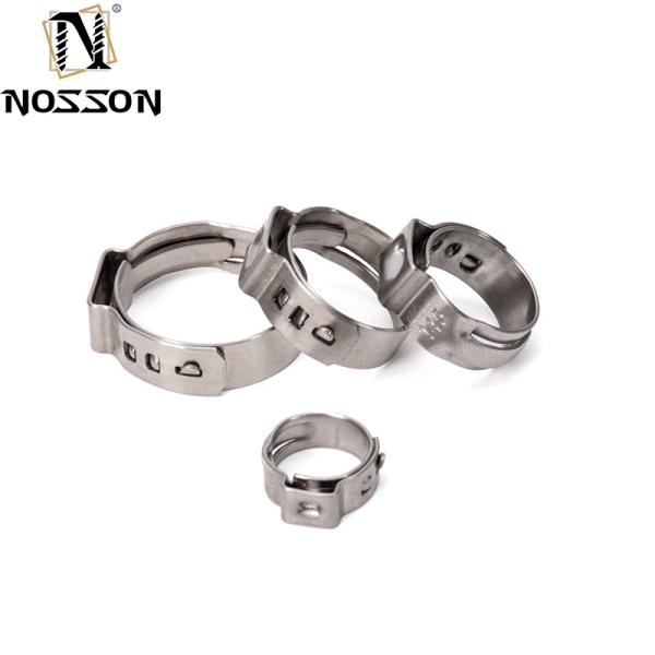 Heavy Duty Clamp Metric Measurement System Customized Support Thin Thickness Single Ear Hose Clamp for Pex Pipe