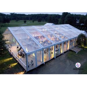 China European Style Clear Frame Party Tent With Beautiful Roof Linings / Curtains on sale