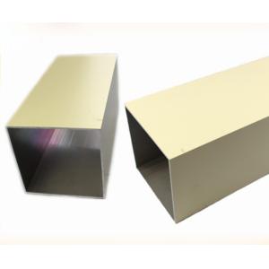 Multifunctional Powder Coated Aluminum Tubing , Extruded Aluminum Square Tube