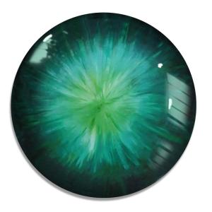 304 316 SS Stereoscopic 3D Convex Circular Statue Hanging Decorative Painting