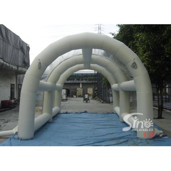 Buy Attractive Transparent Inflatable Advertising Tent Custom Durable UV Resistance at wholesale prices