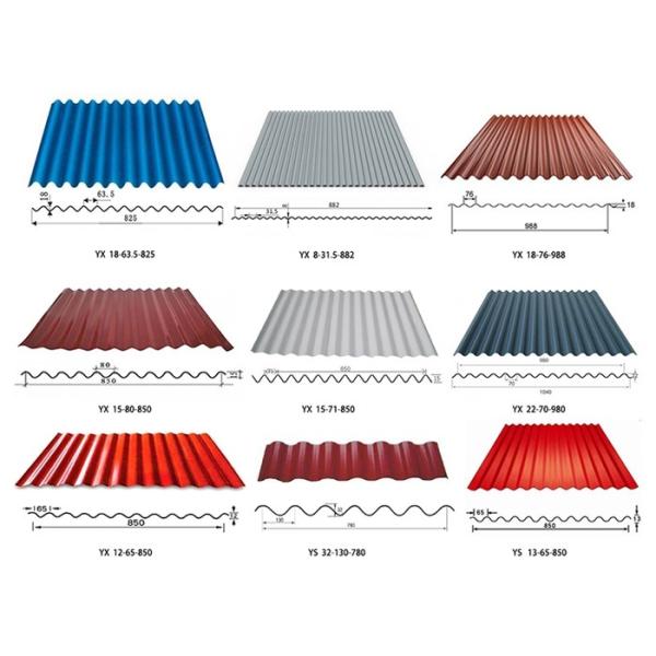 SGCC GI Sheet Hot Dipped Corrugated Steel Roofing Sheets