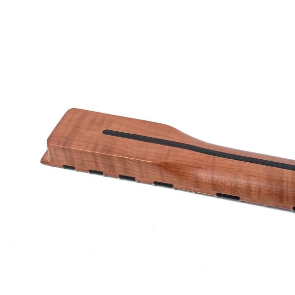 Maple Guitar Neck Replacement TL Electric Guitar Neck 22 Frets Tiger Flame Adjustable Truss Rod