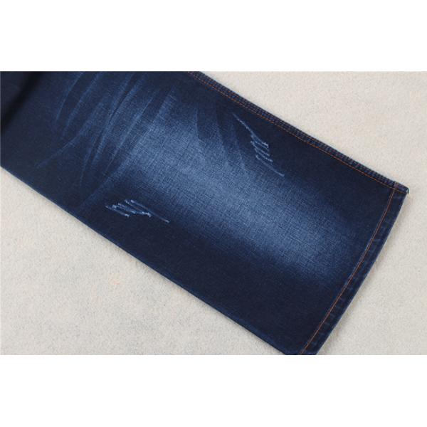 Buy Slub Crosshatch Cotton Spandex Denim Fabric 11 Oz 74% CTN 21.6% POLY 2.4% Rayon at wholesale prices