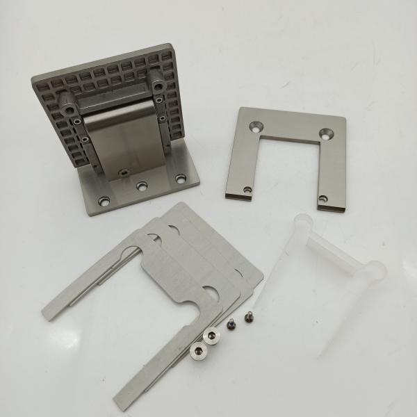 Soft Closing Stainless Steel 304 Hydraulic Glass Door Clamp Shower Hinge for 90 Degree