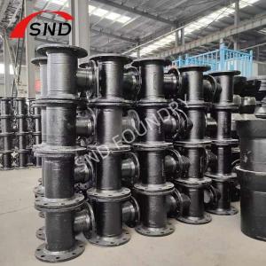 DN80-DN2000 Flanged Reducing Tee PN10 Ductile Iron Reducing Tee