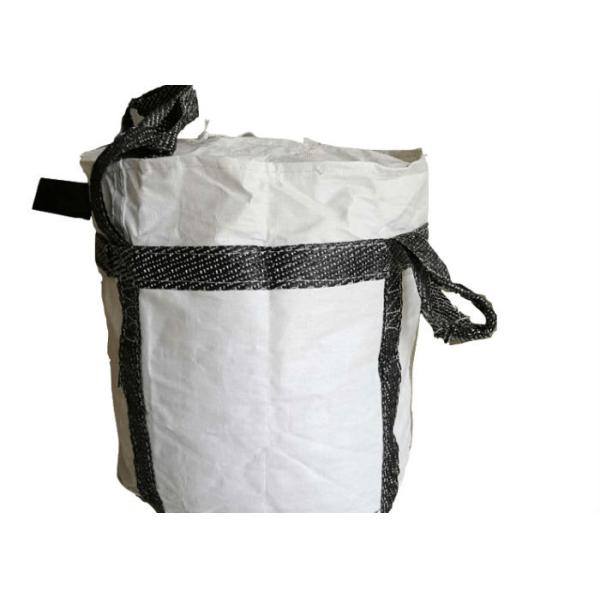 Customized Logo 1 Ton PP Bulk Bag Virgin PP Material Founded Flat Bottom With