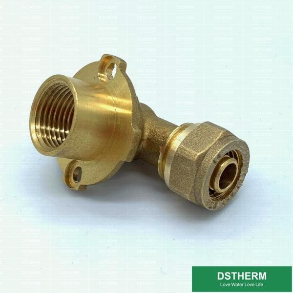 Buy PN20 105 Degrees Elbow Slide PEX Brass Fittings Customized Logo at wholesale prices