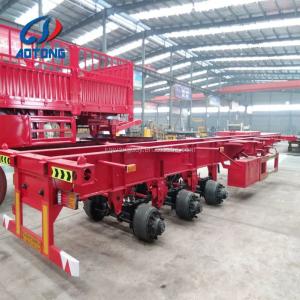 30T-50T Loading Capacity FUWA Dual Axles 2 Axles 3 Axles Semi Trailer for 40ft