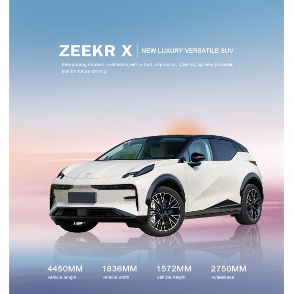 2024 Zeekr x ME Version Energy Vehicle Five Seats Electric Car 4450*1836*1572mm Max Speed 190km/h