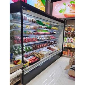 Quality Large Standing Refrigeration Equipment Open Chiller With Multi Decks for sale