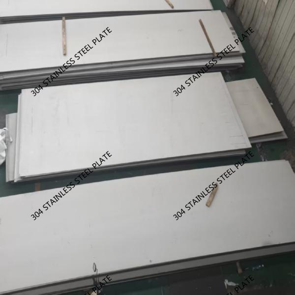 304 Hot Rolled Stainless Steel Plate NO.1 Finish ASTM / ASME Compliant Thickness 4-60mm