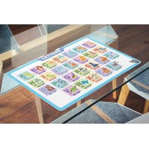 Disposable 12X18'' Waterproof Custom Desgin BPA Free Learning Plastic Placemat