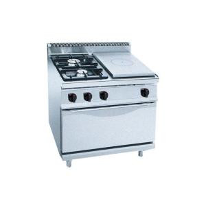 Gas / Electric Solidtop Hot Plate Western Kitchen Equipment Highest Temperature