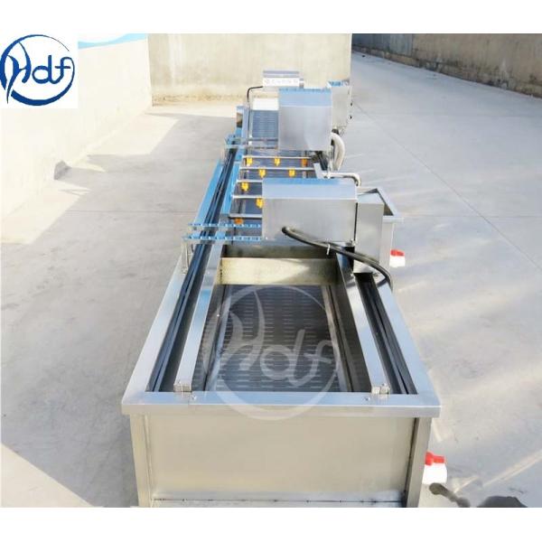 Stainless Steel 304 Automatic Ultrasonic Vegetable Washing Machine Industrial