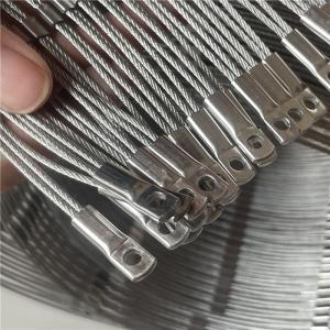 2.5mm Ferrule Type Zoo Enclosure Stainless Steel Cable Netting Mesh Safety