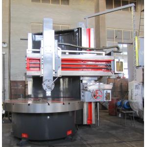 Screw Propeller Manual Vertical Lathe / Single Column Vertical Turning Lathe
