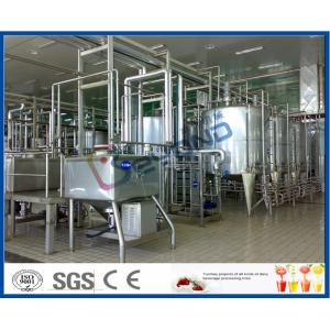 High Automatic Dairy Plant Project Milk Processing Equipments With SUS304