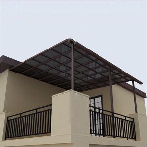 China Soundproof Transparent 1000*1200mm PC Awning on sale
