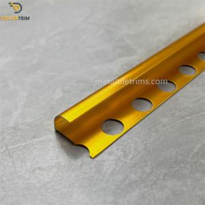 Aluminium Tile Edging Strip Aluminium Tile Trim 6063 Material ODM