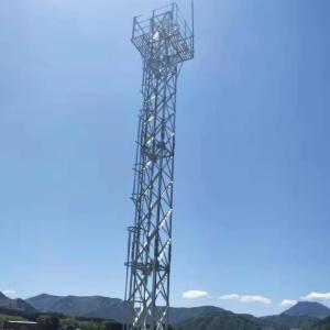 Quality 镀锌钢5g Wifi自支撑塔微波无线天线电信塔格子角钢塔 for sale