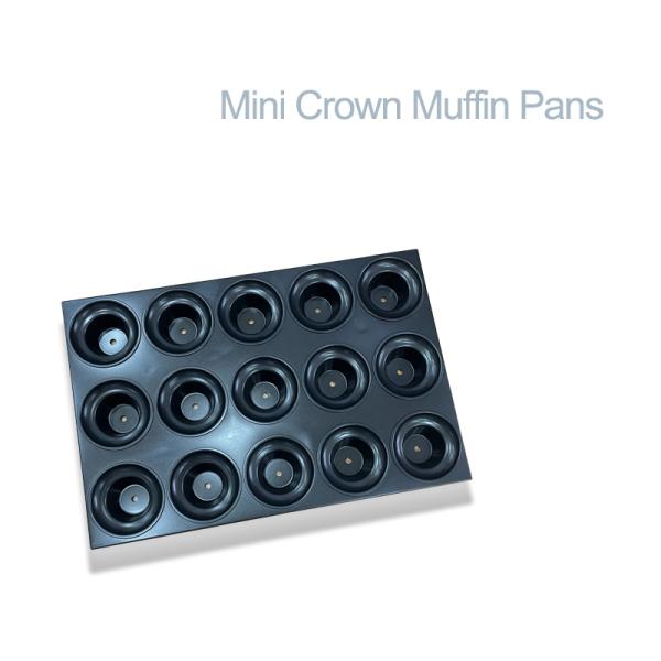 Rk Bakeware China- Starbucks Cake Manufacturers Used Nonstick Glazed Mini Crown Muffin Pans