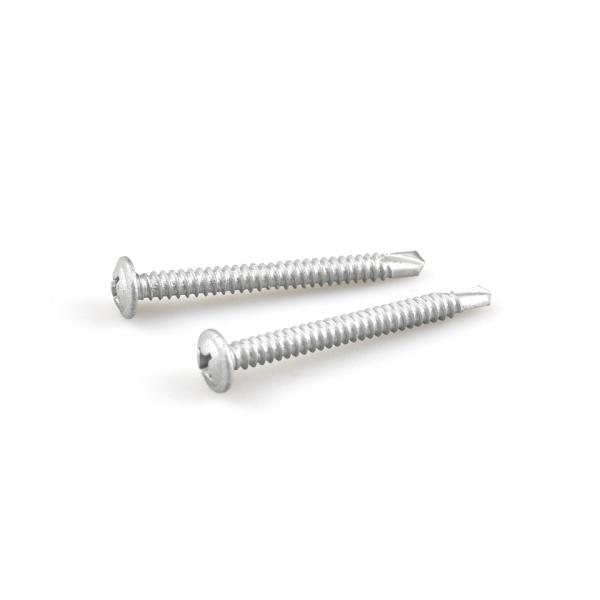 M5.5x60mm Stainless Steel Bi-Metal Self Drilling Screw Phillips Wafer Head Bimetal Screw
