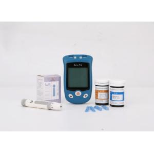LCD Screen Blood Glucose Home Test Kit , Diabetes Monitor Kit 3 AAA Battery Safe