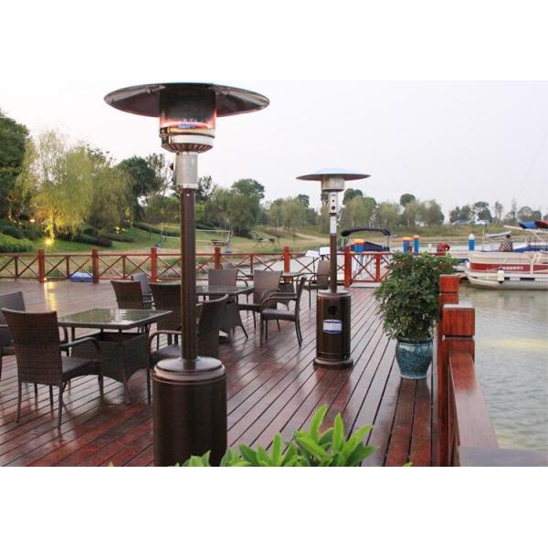 13KW Stainless Steel Gas Mushroom Heaters , Fire Sense Backyard Propane Heater