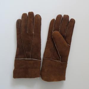 Ladies Shearling Sheepskin Gloves Waterproof Sheepskin Gloves OEM / ODM