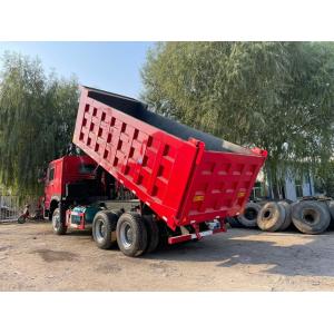 Second hand Howo Brand 6x4 Dump Truck 375 Horsepower Manual Transmission Diesel