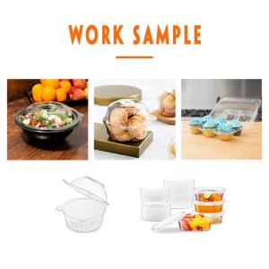 Pla Food Plastic Container Manufacturing Machine Automatic Thermoforming