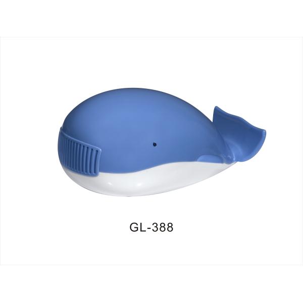 GL388 Car Air Purifier With Ionizer Gold Fish Design , Cute Appearance