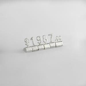 Quality The 8 mm digits stand upright and are made from gold-coloured metal for sale